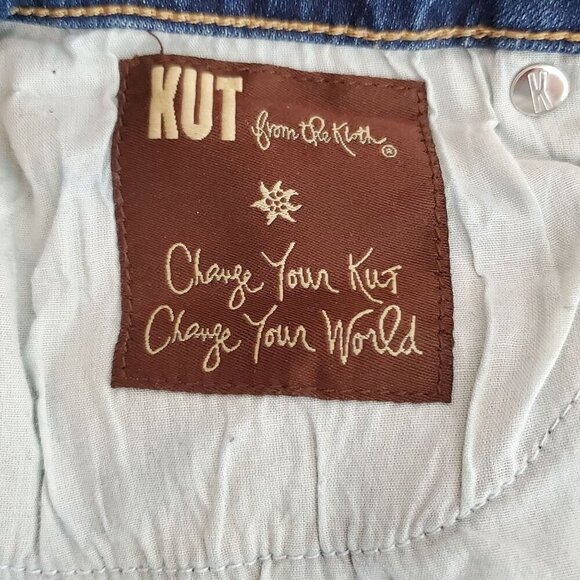 Kut From the Kloth Katy Boyfriend Womens Size 8 Mid-Rise Blue Denim Jeans - Picture 6 of 16